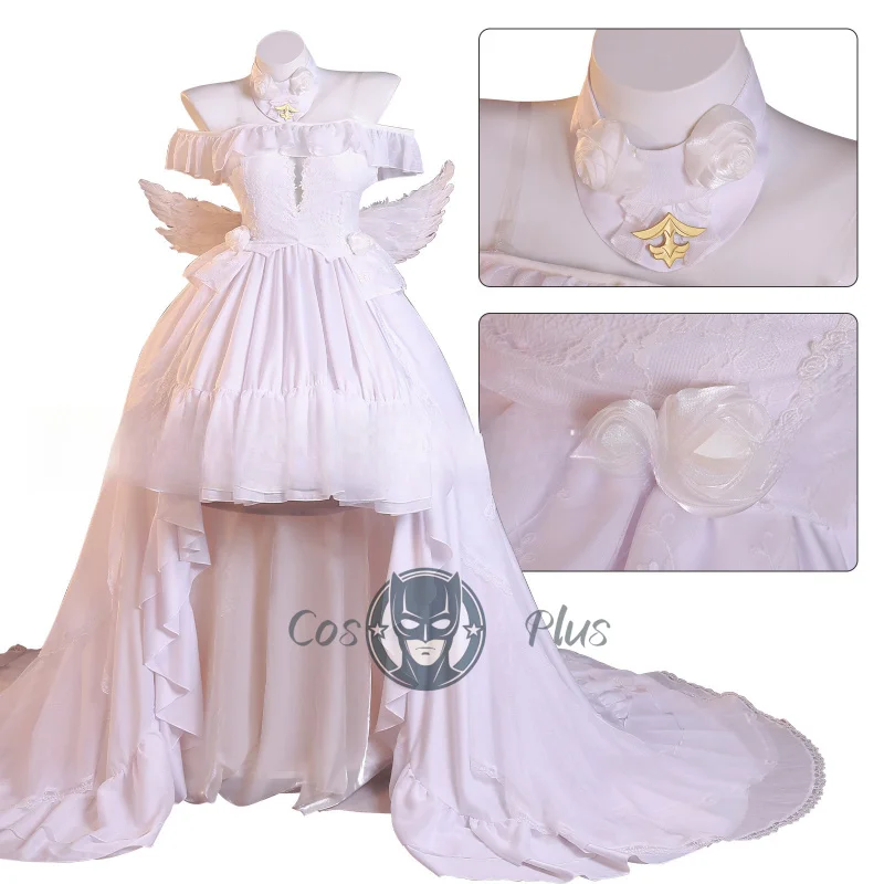

Azur Lane HMS Janus oath bride Cosplay Costume Full Set Game Outfit Evening Gown Cosplay Costume Halloween