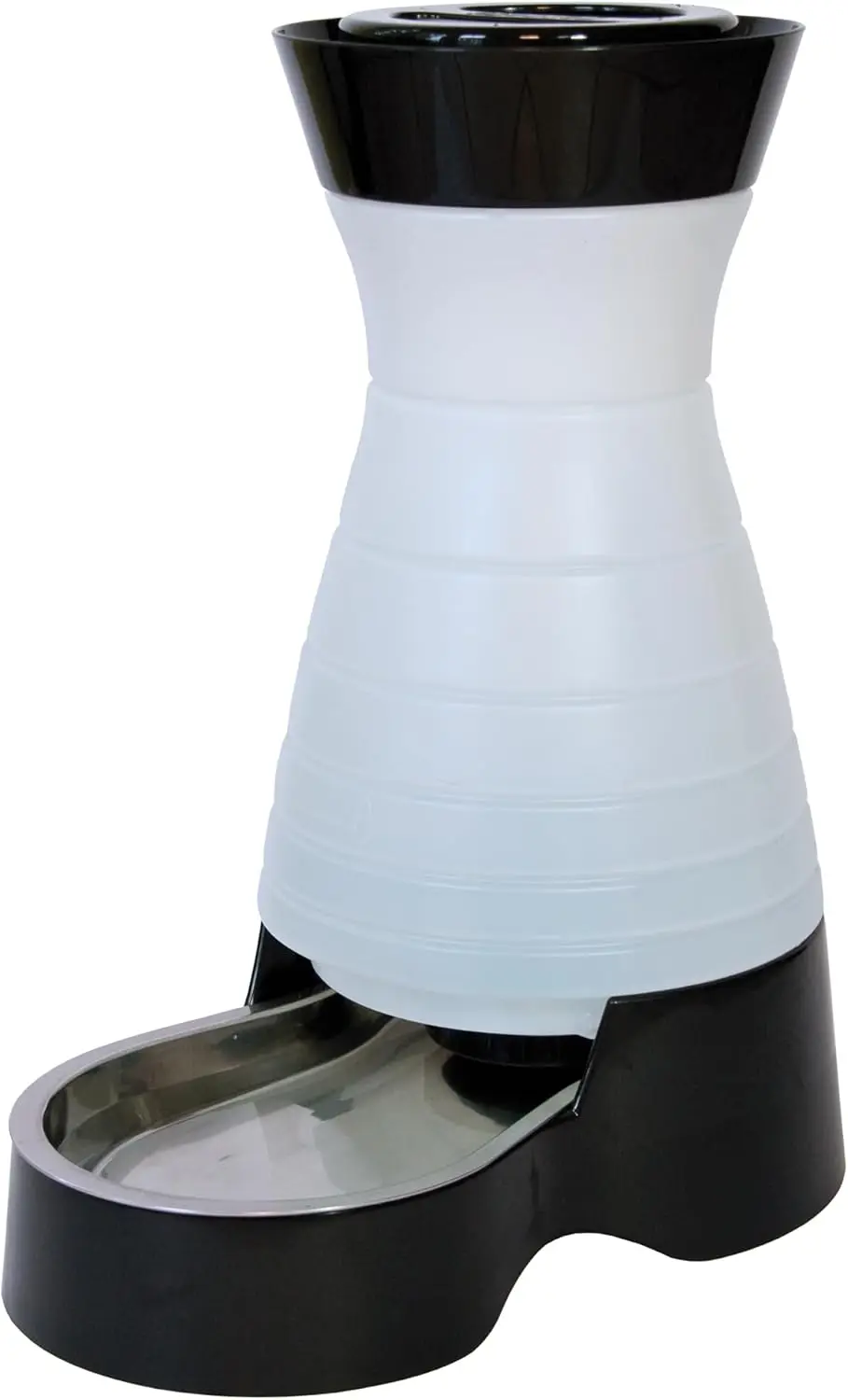 

Большой гравитационный фонтан для домашних животных объемом 320 унций со съемной чашей из нержавеющей стали для кошек и собак