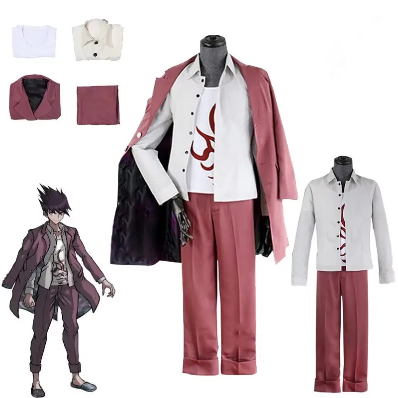 

Danganronpa V3 Killing Harmony Kaito Momota Cosplay Costume Anime Custom Made College cosmic pilot cosplay suit wig Halloween
