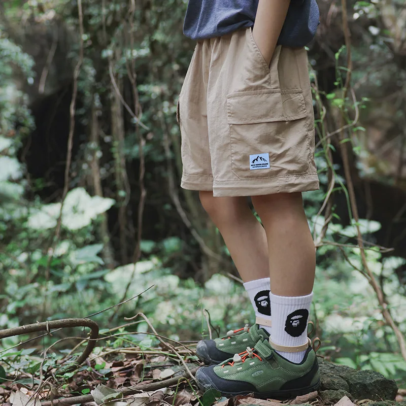 Kids Cargo Pants 2026 New Summer Kids Detachable Jogger Pants Lightweight Quick Drying Sports Trousers Breathable Outdoor Pants