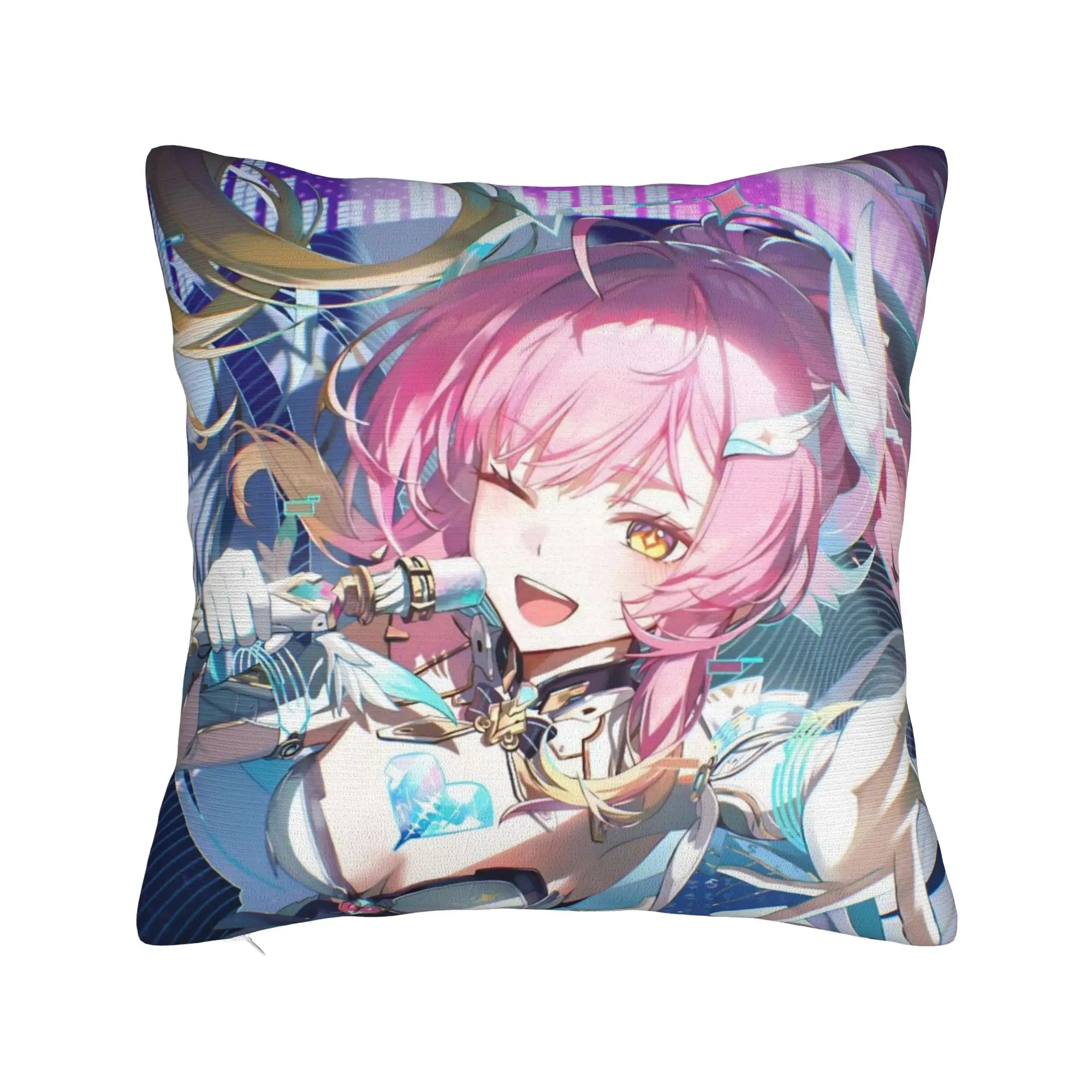 Game Wuthering Waves Aemeath Pillowcase Printed Polyester Cushion Cover Decorative  Pillow Case Cover Home Drop Shipping 45X45cm