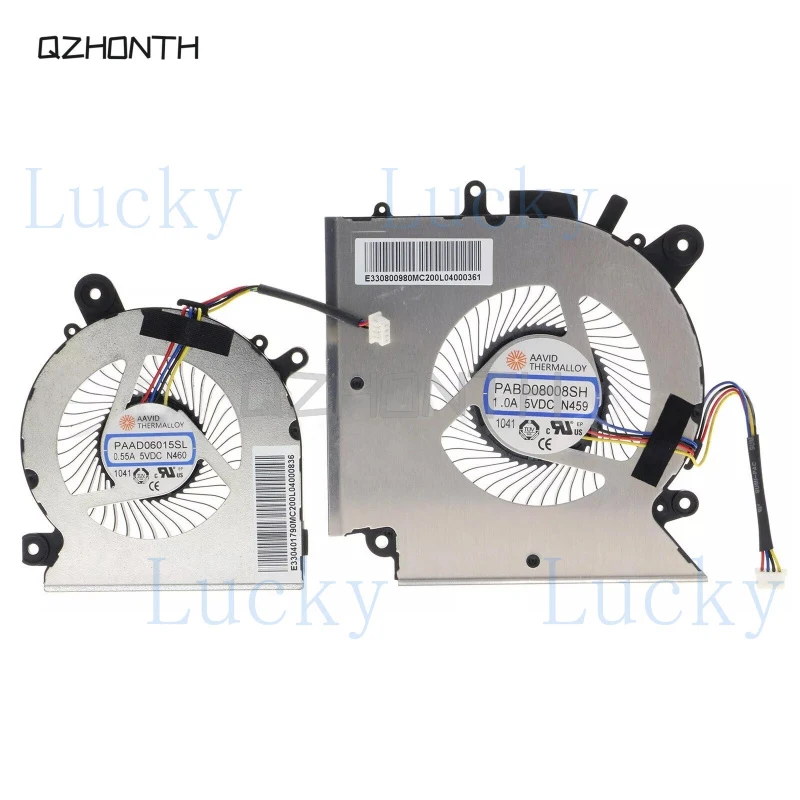 

Вентилятор охлаждения процессора и графического процессора для MSI Katana GF76 Pulse GL76 WF76 GF66 MS-1581 N459 N460