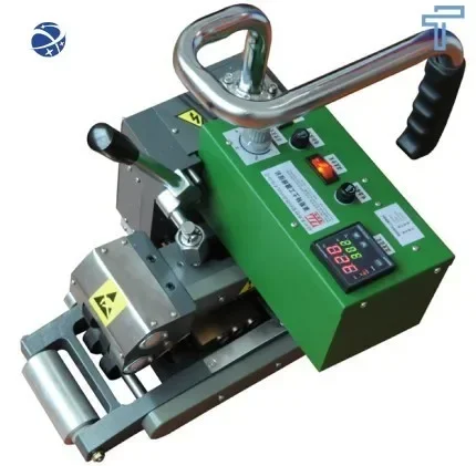 Outdoor Portable anti-seepage geomembrane climbing splicing machine 900W HDPE PE welders equipment