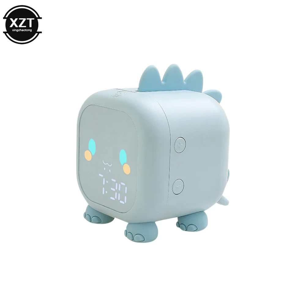 

Funny Cute Alarm Clock For Children Dinosaur Digital Alarm Clock Night Light Bedside Desktop Kids Sleep Trainier Wake Up Clock