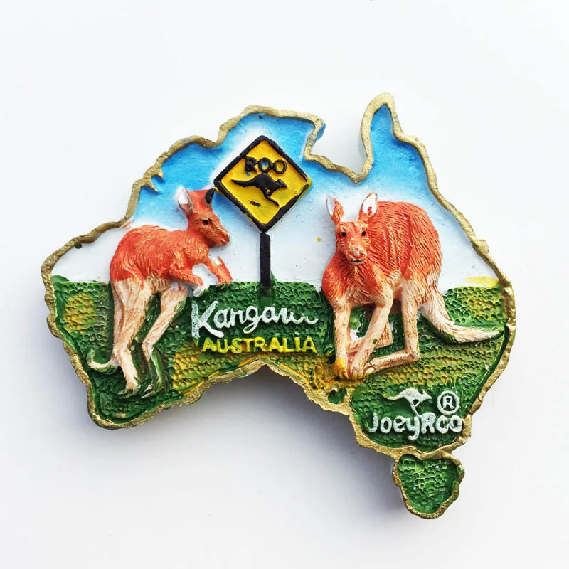Oceania Australia 3D Fridge Magnets Tourism Souvenir Refrigerator Magnets Sticker Collection Handicraft Gift Decoration Articles