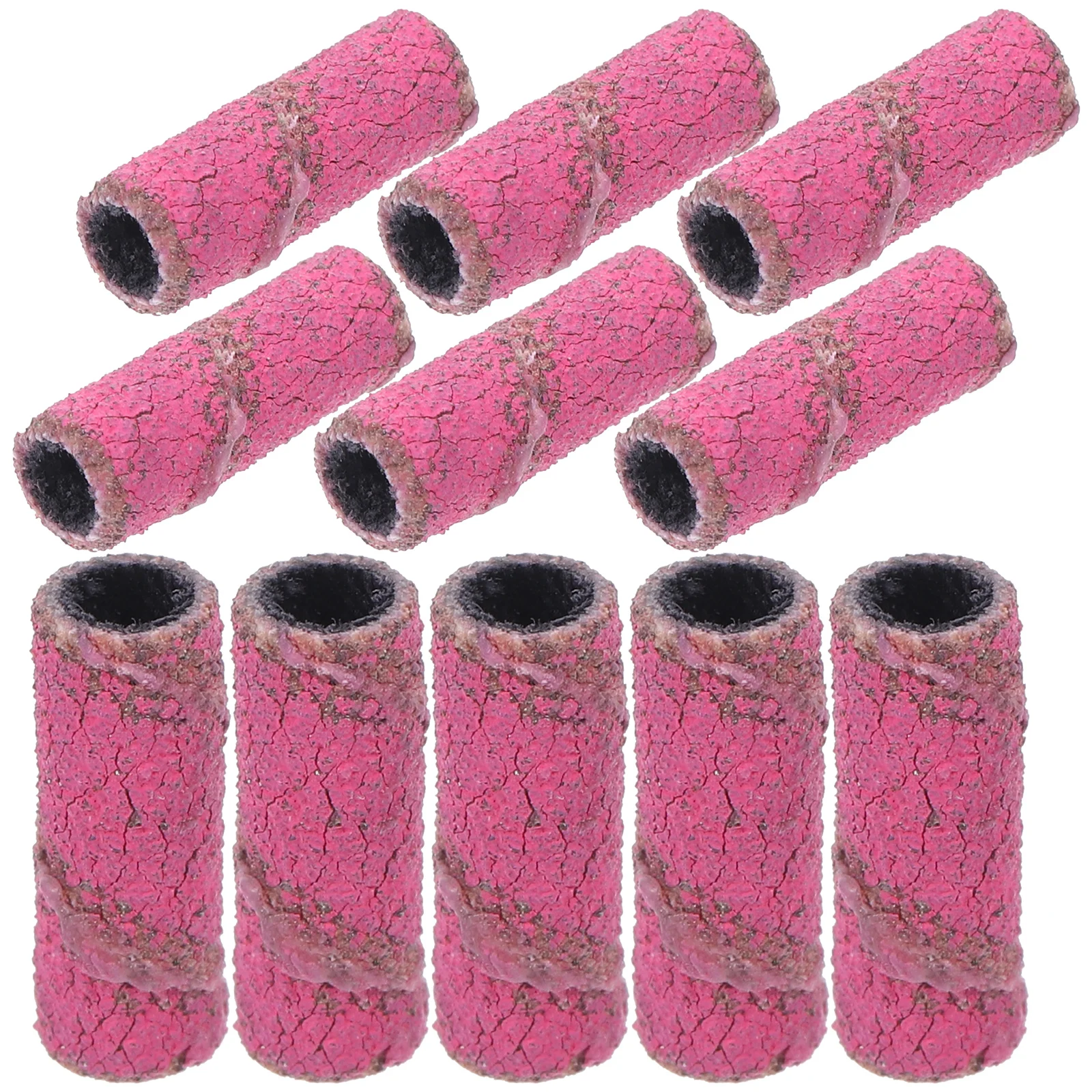 

50Pcs Professional Nail Sanding Rings Compact Design for Natural Artificial Nails Easy to Use Manicure Sanding Bands for Home