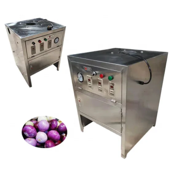 Rad Small Onion Peeling Machine 100-150kg Per Hour Commercial Electric Large Automatic Pneumatic Processing