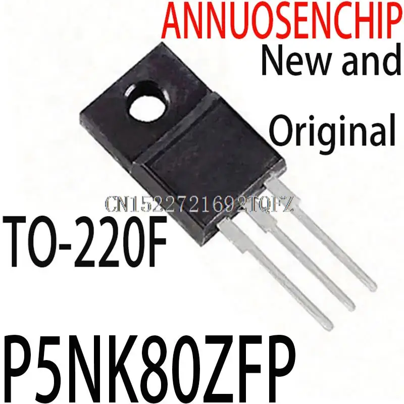 4PCS/LOT New and Original 5N80 FQP5N80 FQPF5N80 P5NK80Z  TO-220F P5NK80ZFP