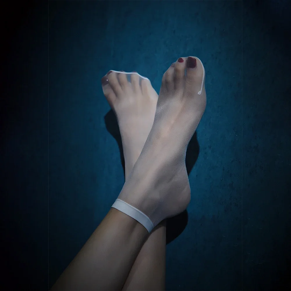 Short Stockings Women Socks Daily Leightweight Nylon Sexy Sheer Solid Transparent Ultra-thin 3 Pairs Accessories