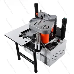 Edge Bander with Tray & Cut Adjustable Speed 110/200V 1200W 1000ml SC-40 Edge Banding Machine Portable Wood PVC Two-sided Gluing