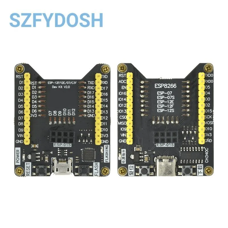 ESP8266 Development WIFI Board Test Frame Burning Fixture Tool Downloader For ESP-01S ESP07S ESP12E ESP12F ESPF1 ESP-F ESP01/07