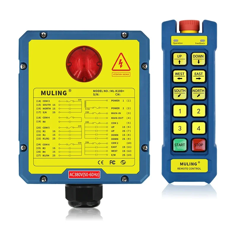 ML-K10S/D+ Simple and easy to operate crane controller remote control customized crane industrial remote control