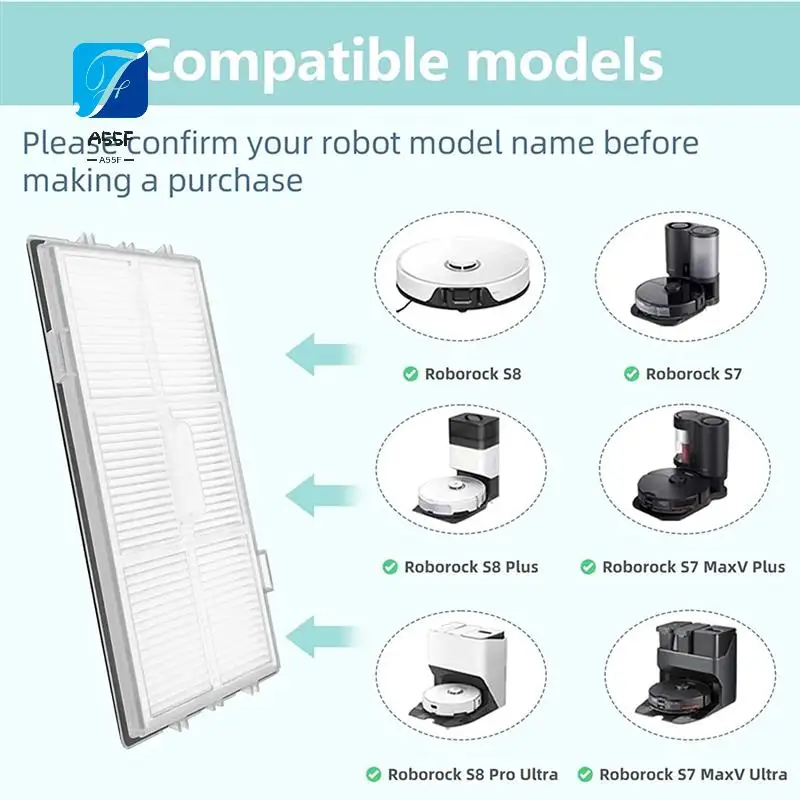 

Замена фильтра A55F-Hepa для Roborock S7 S7+ S7 Max Ultra S8 Pro Ultra S8+ S8 S7maxv S7 Maxv Plus T7S T7 Plus T7S Plus