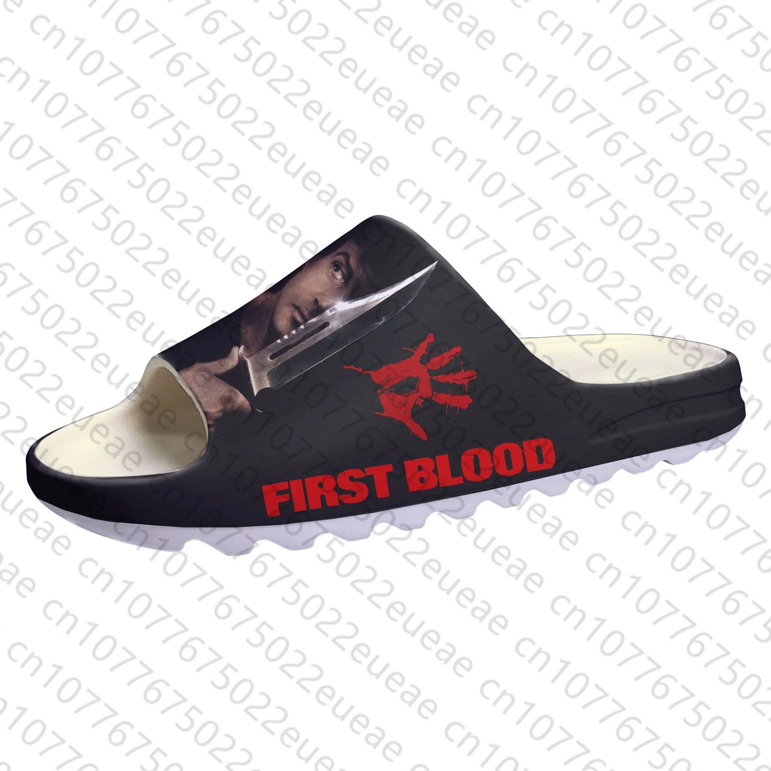 first blood Movie Soft Sole Sllipers Home Clogs Customized Step On Water Shoes Mens Womens Teenager Step in Sandals