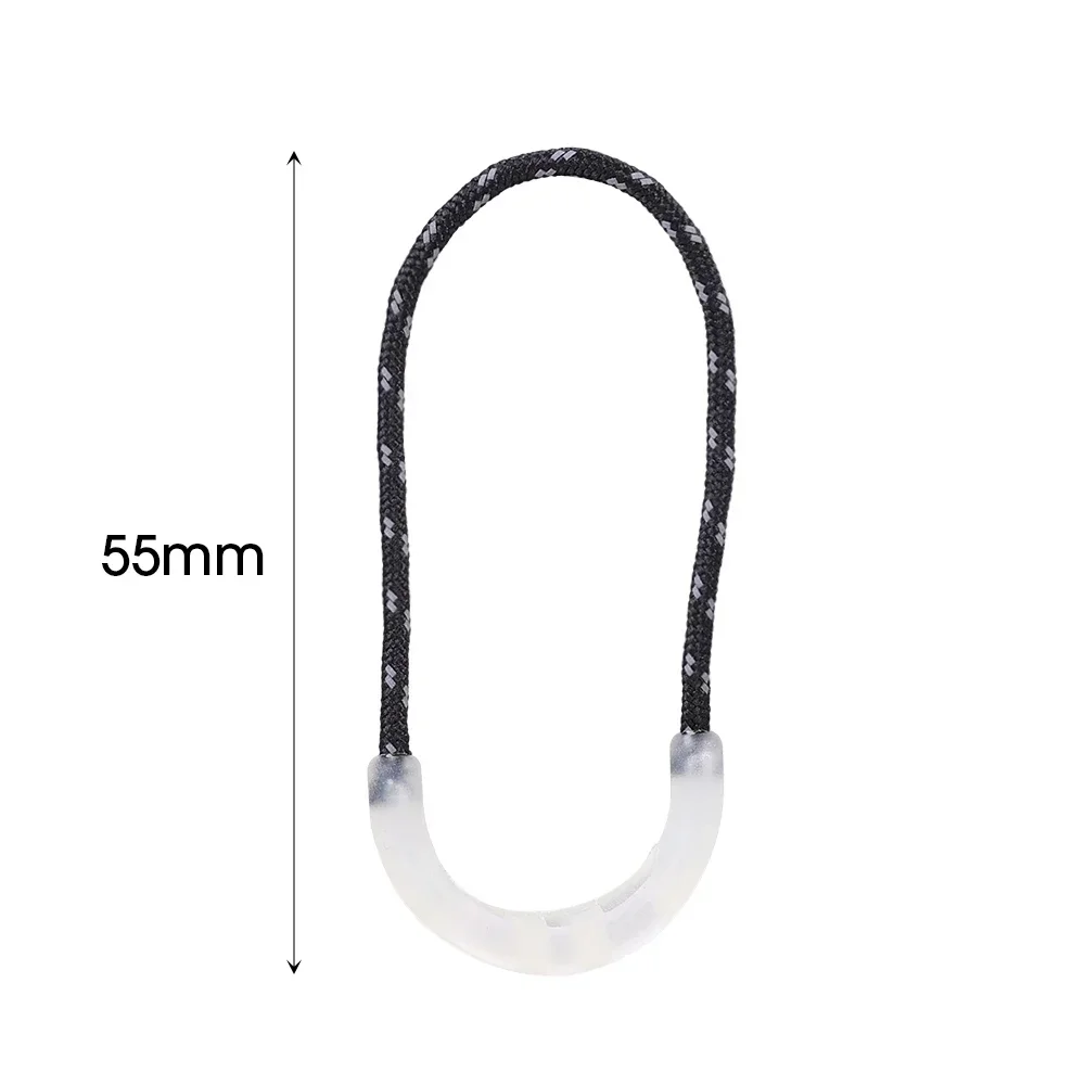 10/1Pcs Glow in The Dark Zipper Puller Head Anti-lost Luminous Zippers Backpack Pendant for Coat Rucksack Handbag Tent Puller