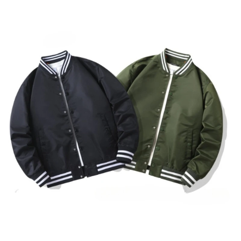 

Мужская бейсбольная куртка большого размера, уличная модная куртка-бомбер, пальто унисекс для пар, повседневная куртка-пилот, осенне-весенняя верхняя одежда