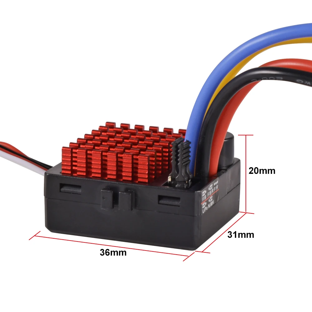 9IMOD 60A Brushed Fahrregler Fahrtenregler Speed Controller ESC für 1/10 RC Car