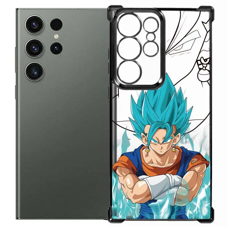 Чехол для телефона DragonS Ball Son Goku для Samsung Galaxy S25 Plus S23 S25 Edge S20 FE S25 Ultra S21FE S24 S22 Ultra Clear Cover