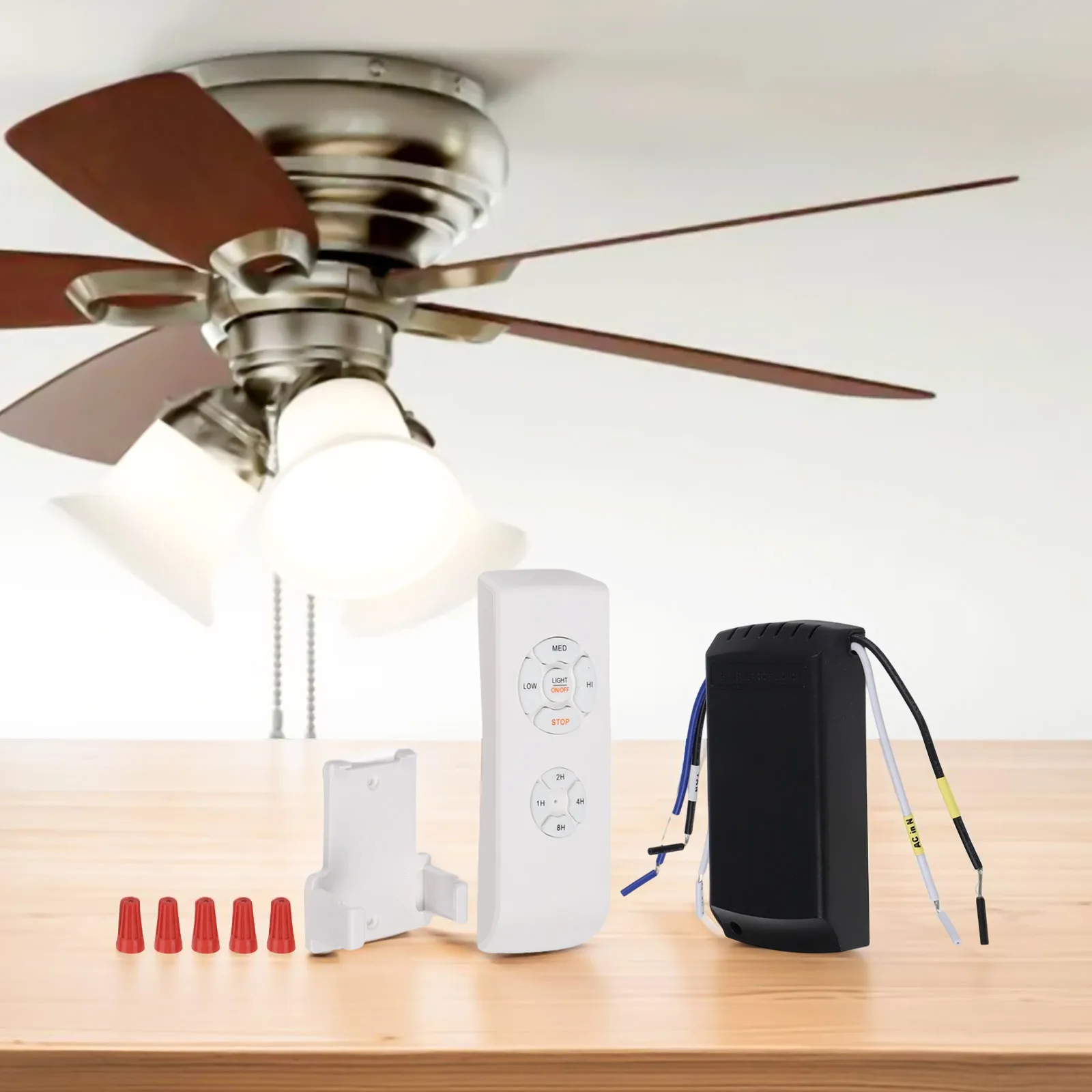 Maximize Your Ceiling Fan's Potential with this Remote Control Kit Easy Installation and Operation Maximize Your