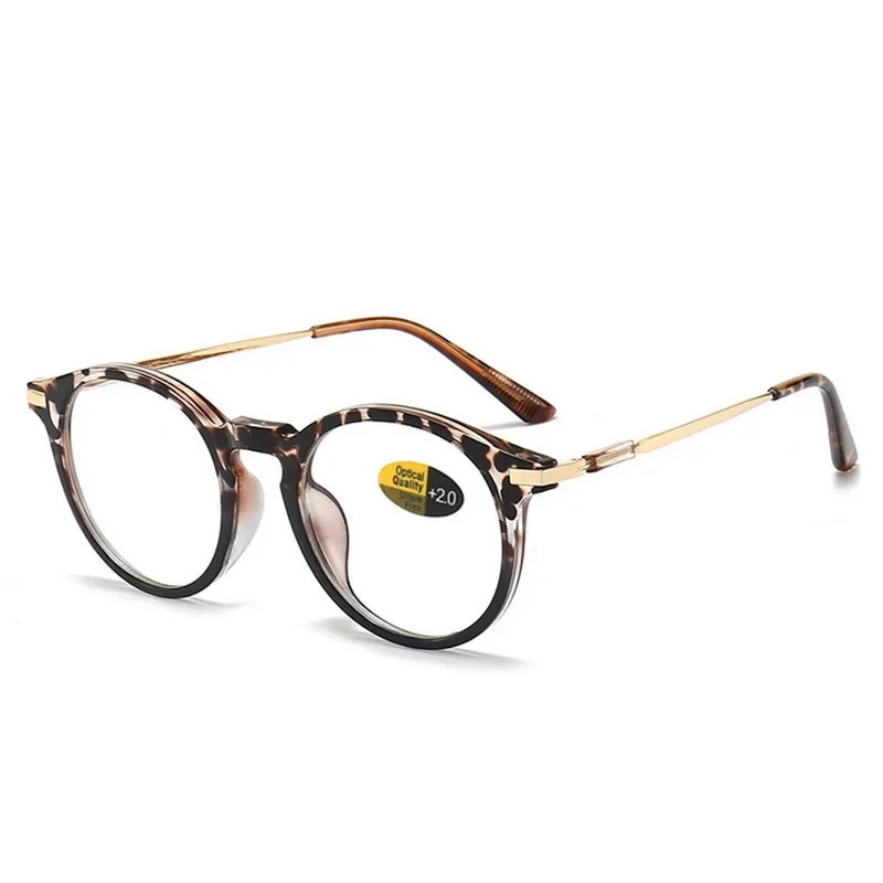 Fashion Reading Glasses Women Elderly Presbyopic Eyeglasses Anti Blue Light Glasses Round Vision Care +0.00~+4.00 13colors