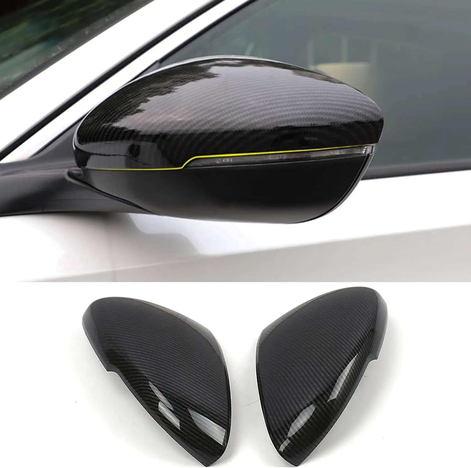 

2 шт. черные накладки из АБС-пластика на зеркала заднего вида для Honda Accord 10-го и 11-го поколений 2018-2025 гг., автомобильные аксессуары