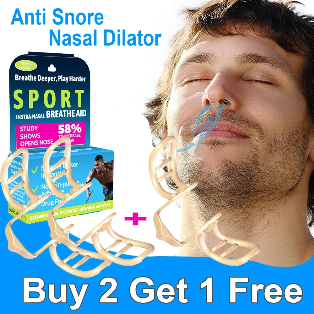 Anti Snore Nasal Dilator Stop Snoring Silicone Nose Clip Sport Easy Breath Nasal Clip Stop Snoring Aid Device Improve Sleeping