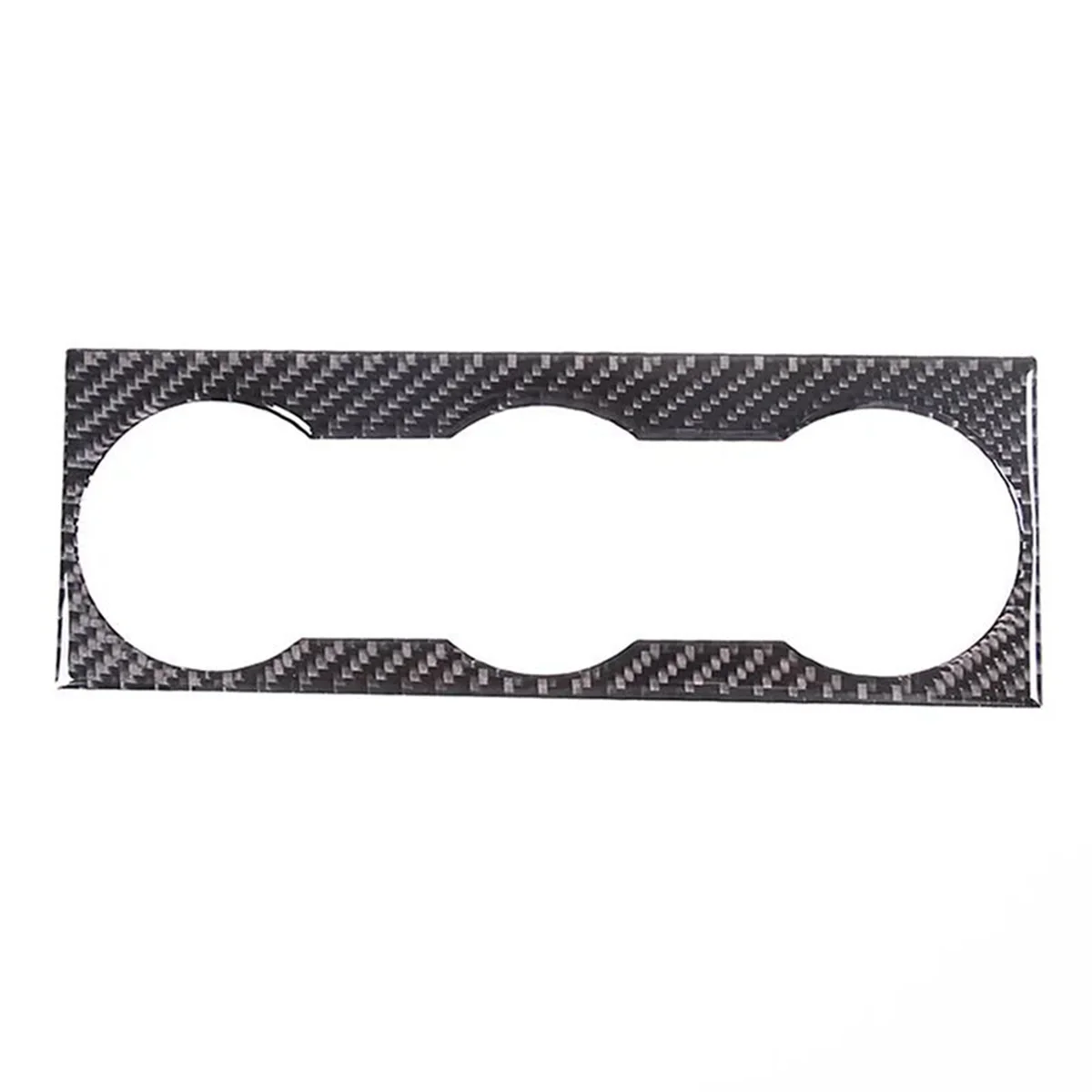 Fibra di carbonio per Land Rover Defender 110 2020-2024 pulsante di regolazione del condizionatore d'aria posteriore copertura del pannello Trim accessori