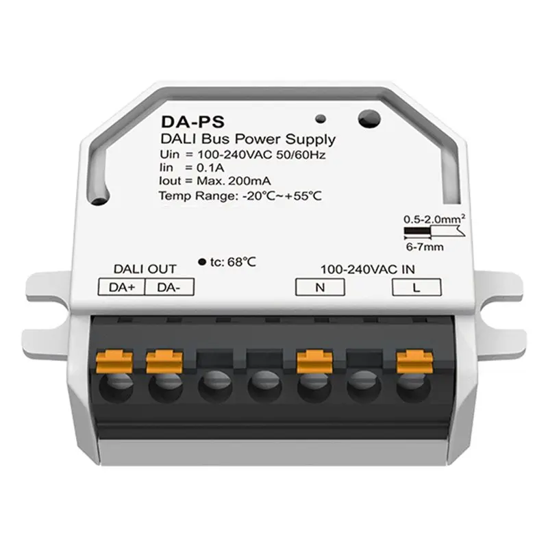 [LXYA68Z!] For DALI Bus Power Supply AC 110V 220V 230V Current 200Ma Da-PS Mini SELV Safety Standard