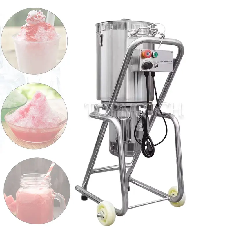 Commercial Or Household Kitchen Ice Snow Cone Machine Electric Crusher Shaved Blender