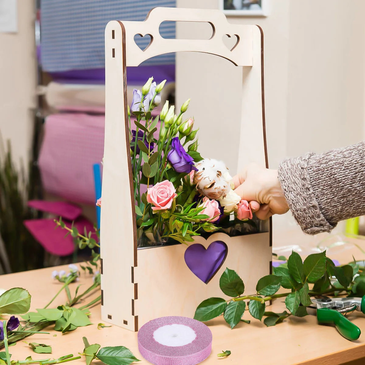 

2 Pcs Colorful Onion Belt Hairband Ribbon Gift Wrap DIY Party Ribbons Polyester for Crafts Decorative Firm