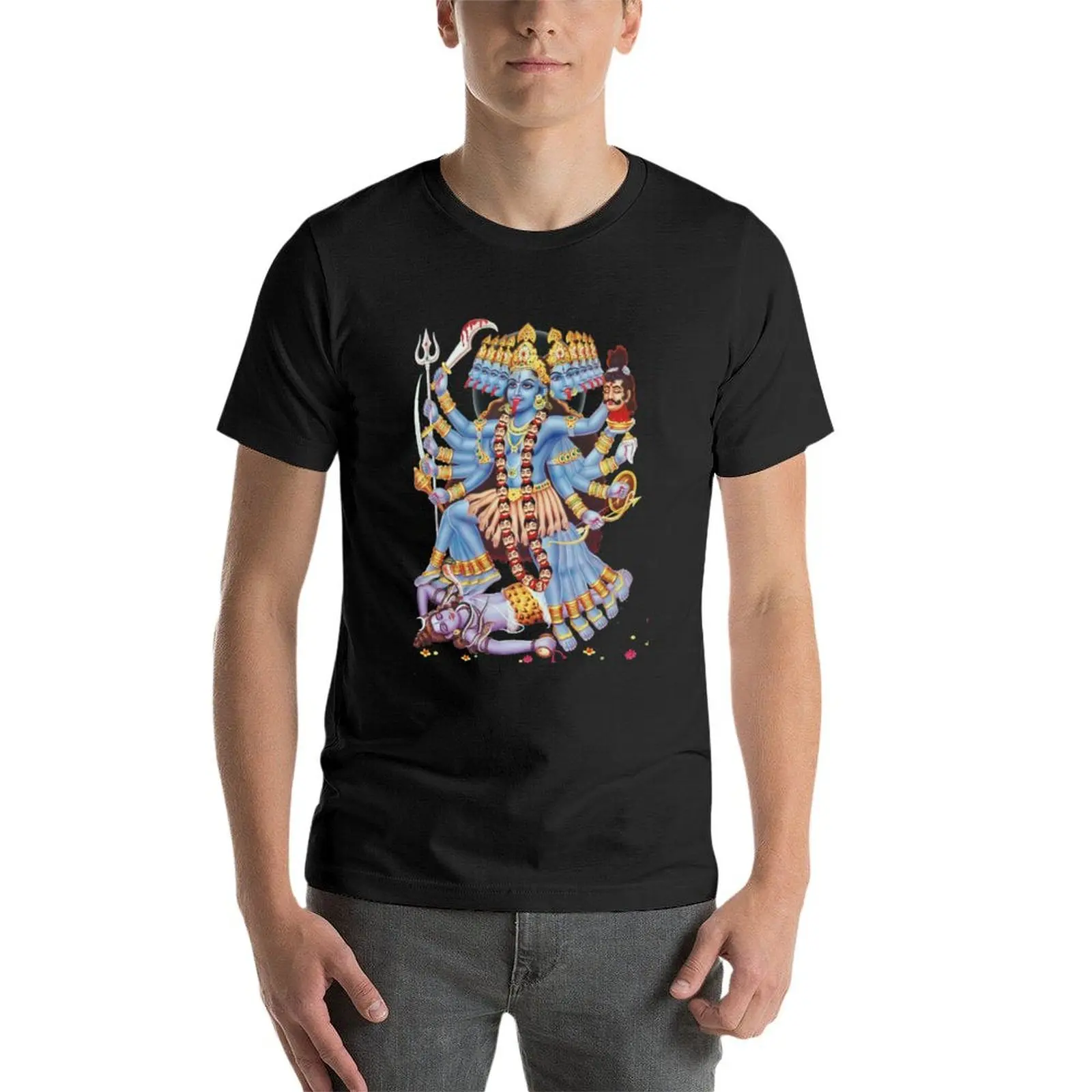 Kali, Kalika or Shyama Hindu Goddess T-Shirt tees vintage hippie clothes mens graphic t-shirts big and tall image 4