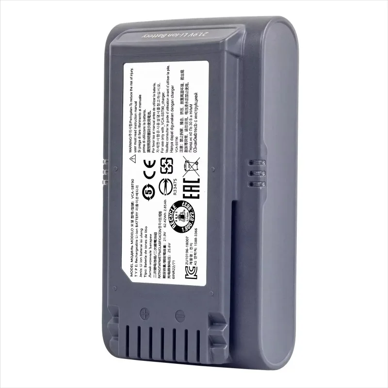 21.6V 4000/6000mAh Li-ion Battery for Samsung Vacuum Cleaner Jet 90/Jet 75 Pet/Jet 75 Cordless Stick Vacuum VCA-SBT90/XAA VS9000
