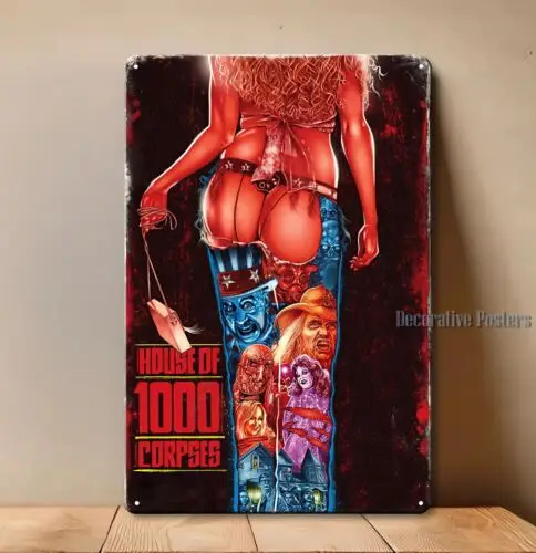 House Of 1000 corpses Movie Metal Poster - Sign - Size: 20x30cm (8x12inch) good sign sign