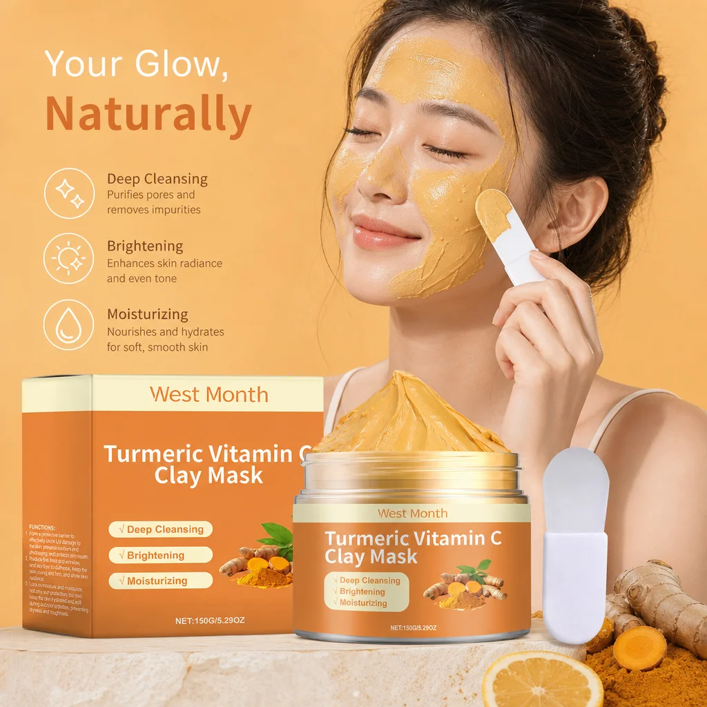 Mud Mask Kaolin - Cildi Aydınlatan, C Vitamini İçeren, Gözenekleri