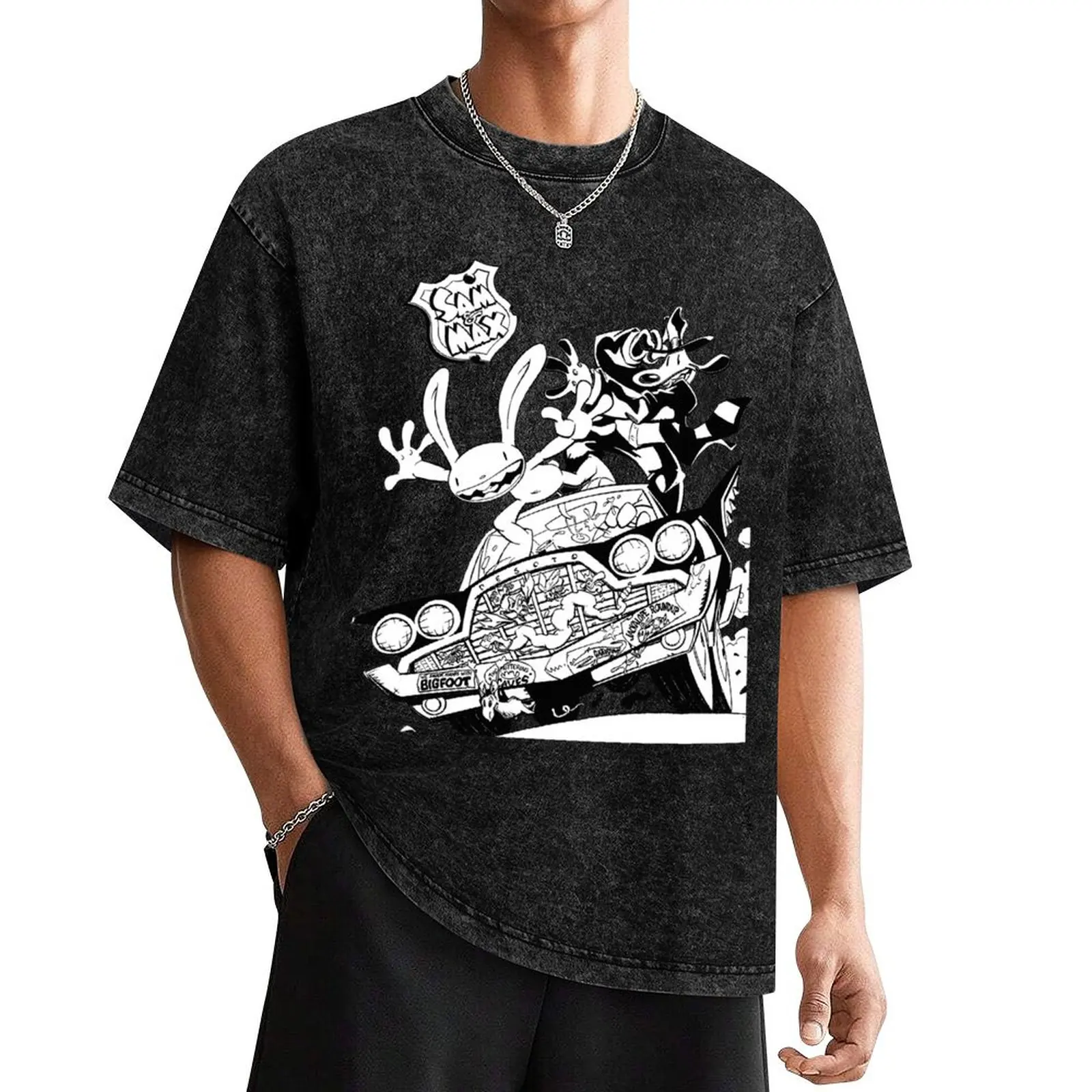 

sam and max T-Shirt customs new gifts and t-shirts Men's t-shirt