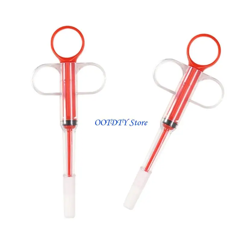 367A 2 Pack Pet Medication Assistant Soft Tip Dispenser Accurate Dosing Tool Lightweight For Home Outdoor