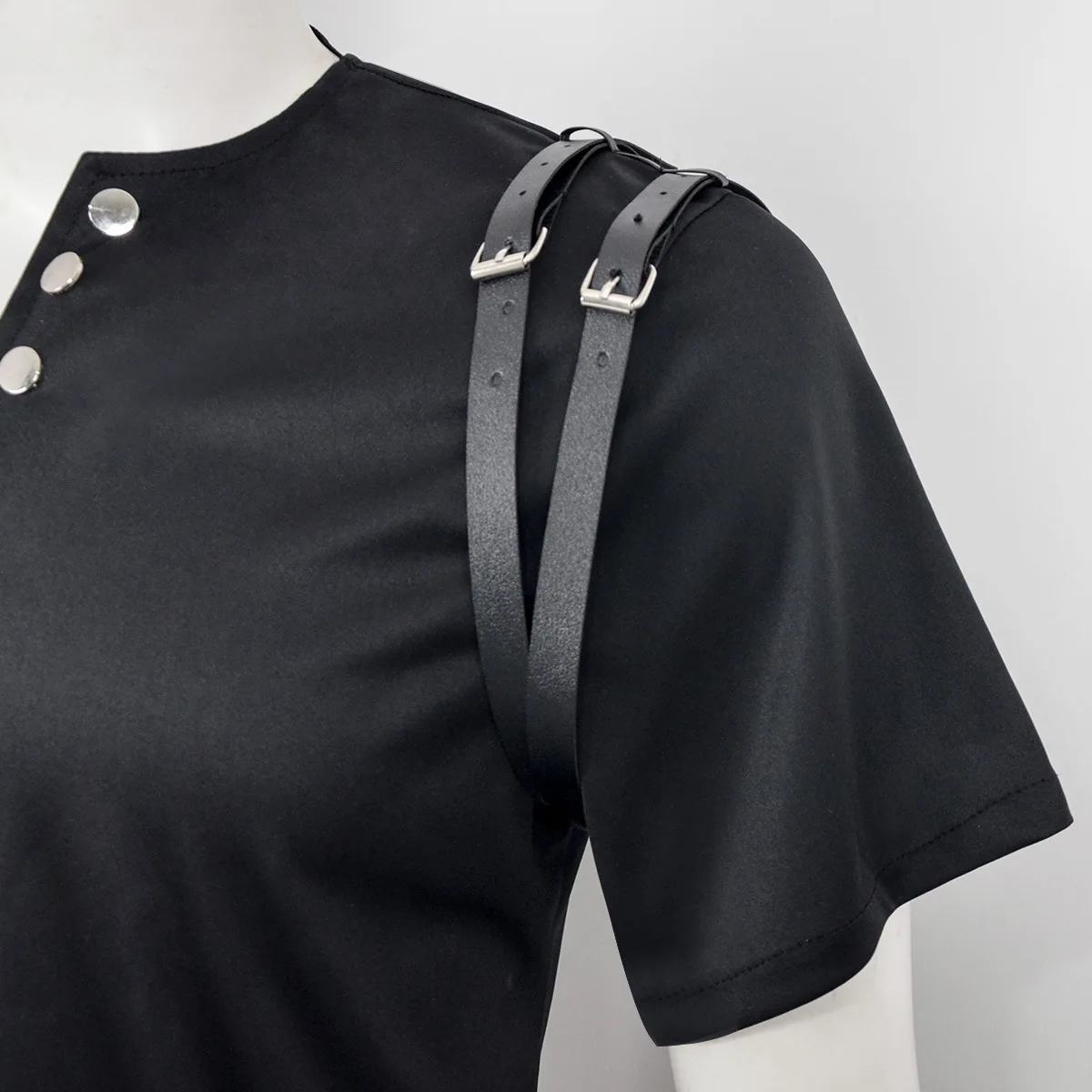 

New Michael Jackson cosplay MJ stage performance costume same black T-shirt