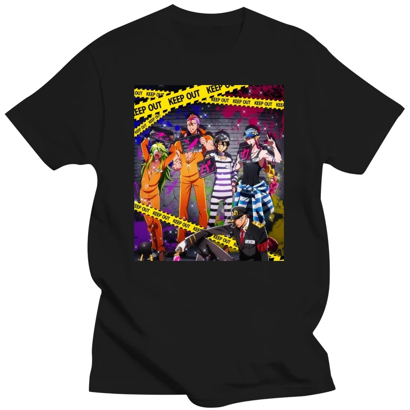 Nanbaka T Shirt Nanbaka Crew T-Shirt Cute Male Tee Shirt Cotton Short Sleeve Fashion Print 5x Tshirt