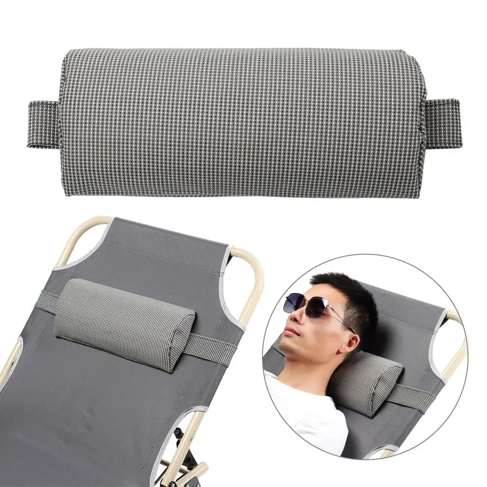 Sun Lounger Pillow Neck Support Cushion Chair Support Headrest Pillow Bounce