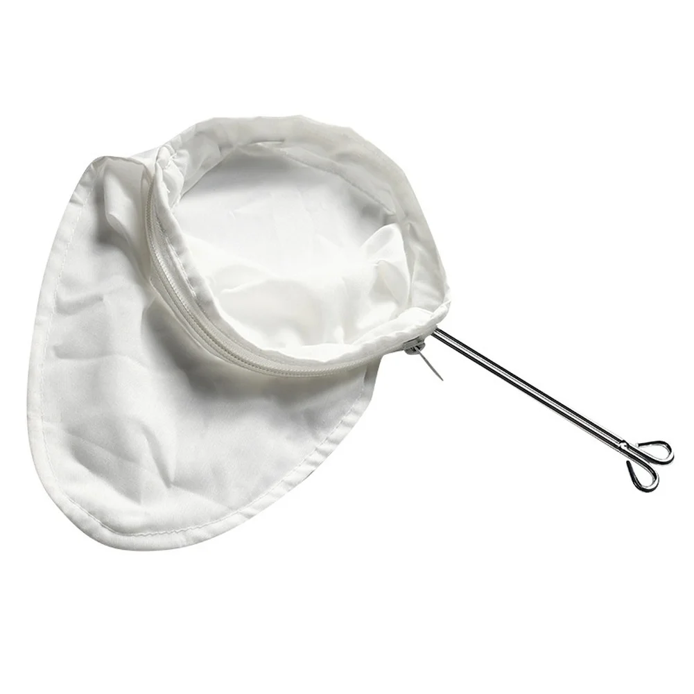 Stainless Steel Ring Milk Tea Filter Bag with Dense Cotton Cloth and Fine Mesh Construction for Reliable Daily Use