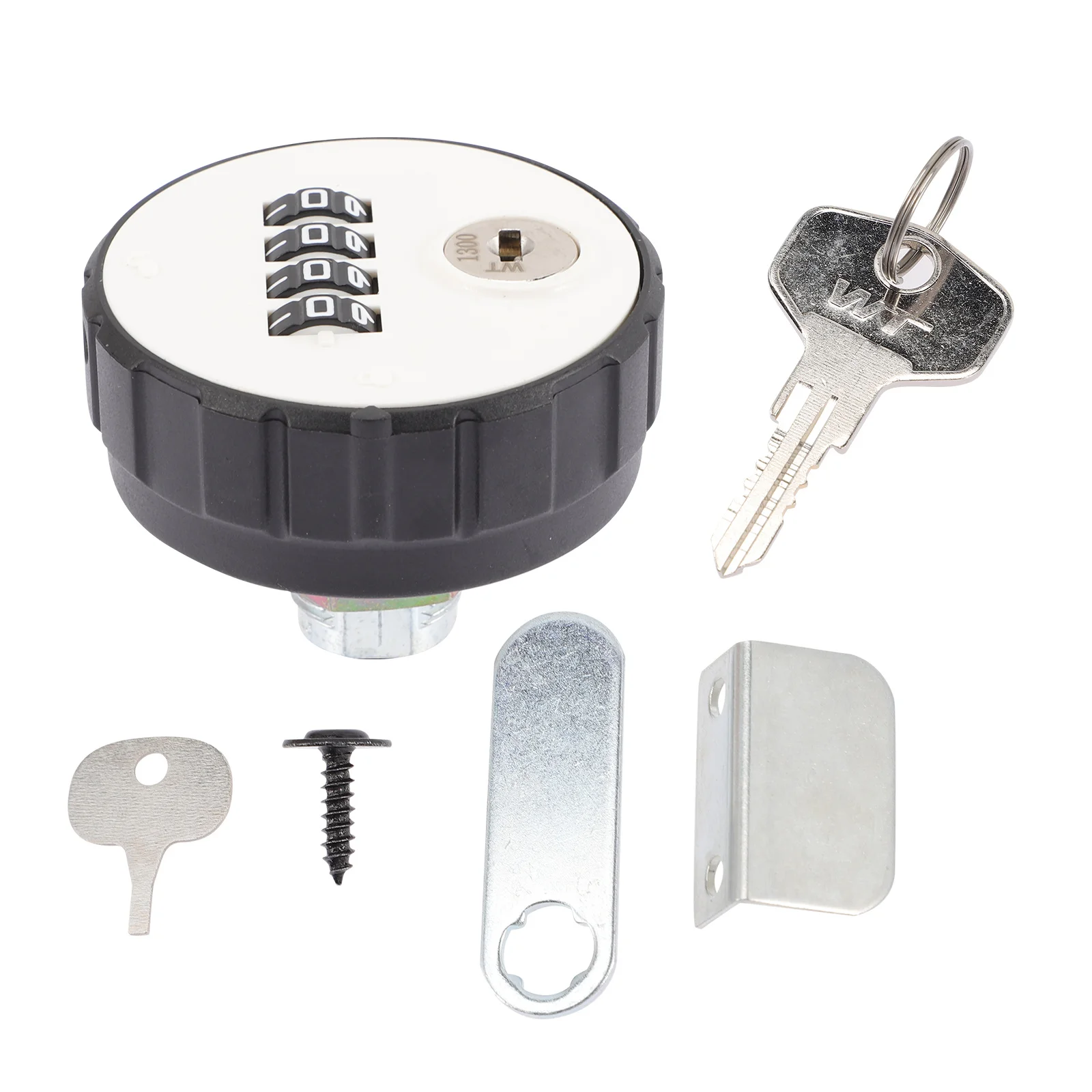 4 Digit Combination Zinc Alloy 20Mm Mechanical Locker Lock For Cabinet Drawer Storage Waterproof Rustproof Cut