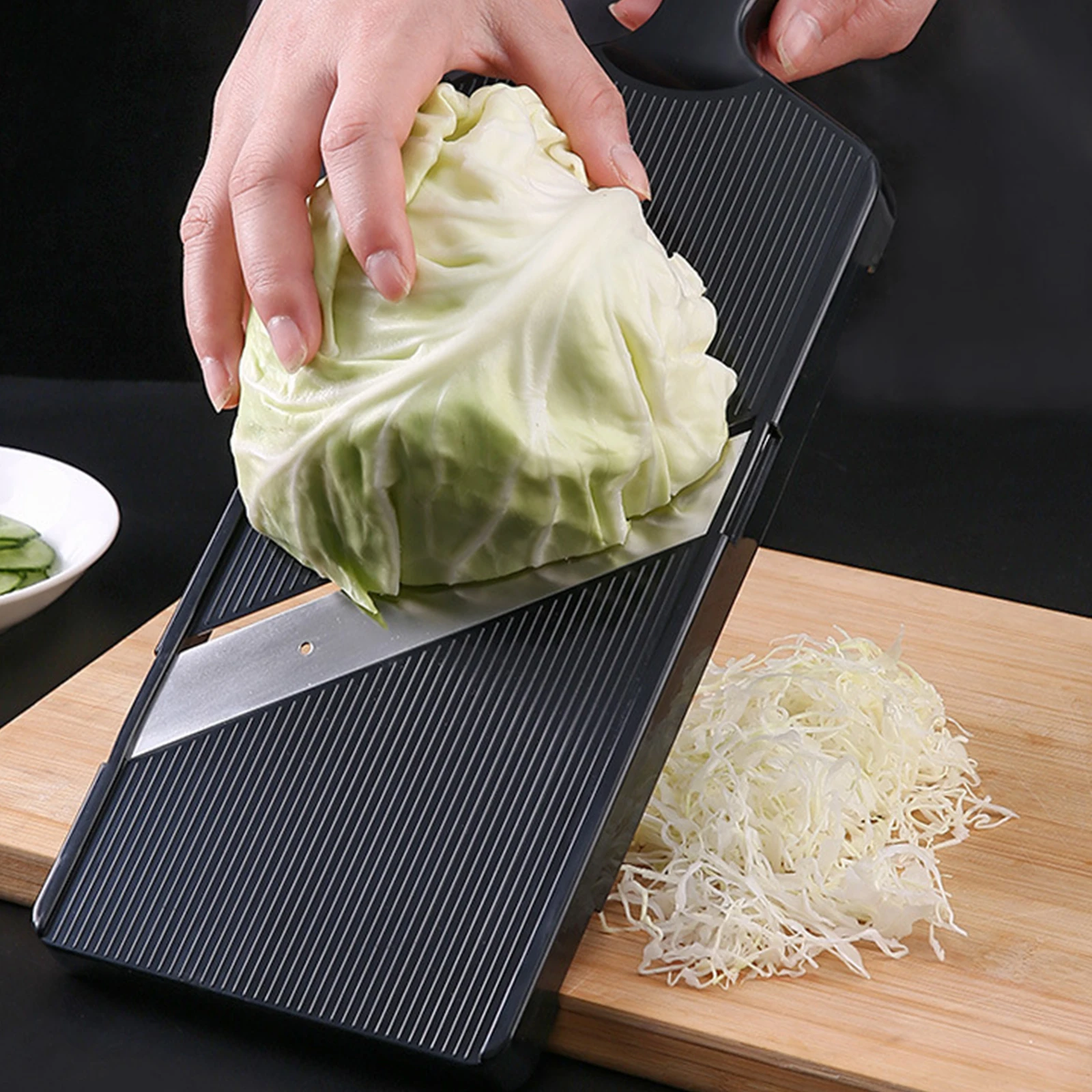 

Cabbage Grater Japanese Salad Shavings Slicing Artifact Round Cabbage Purple Cabbage Shredded Special Planer Kitchen Tools