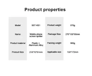 BST- KB1 Universele LCD-schermopener, krachtige zuignappen, verwijderaar voor mobiele telefoon, glasscheiderarmatuur