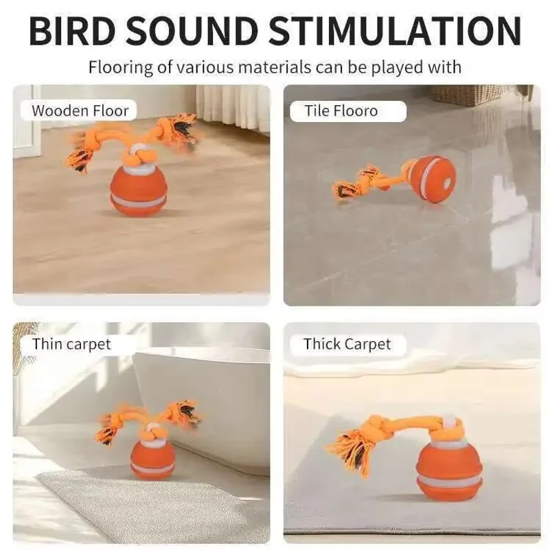 Automatic Moving Dog Ball - 스마트 강아지 장난감, 움직임 감지 기능이