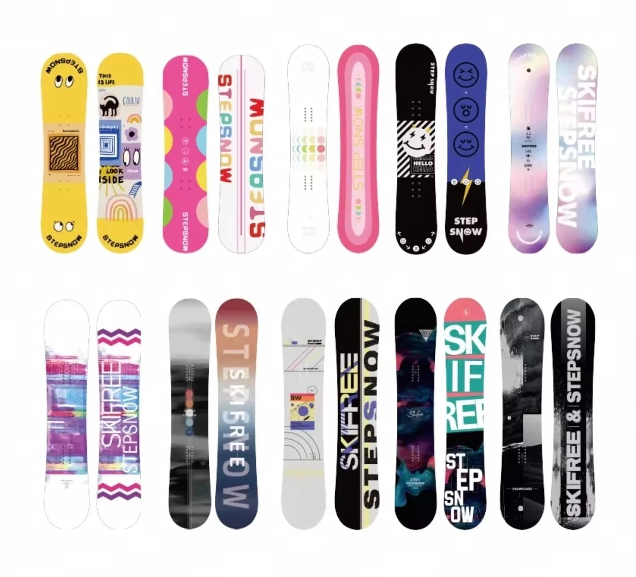 

Сноуборд от производителя, новая модель 2025 года, сердцевина из белого тополя, для начинающих и продвинутых, для парка, снега и трасс, универсальный сноуборд