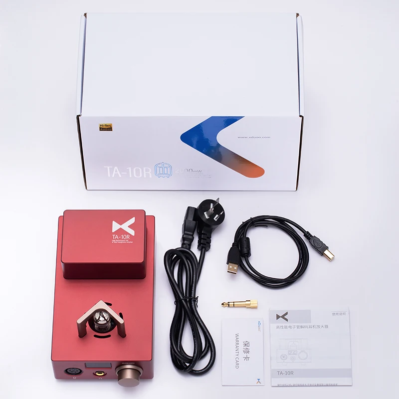 XDUOO TA-10R AK4493EQ DAC Tube Headphone Amplifier USB XMOS 32Bit 384KHz DSD256 Decoder Class A HiFi Audio Vacuum Tube AMP