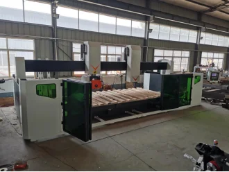 Máquina de corte e polimento cnc 3220atc, função dupla, X-Y-Z-A-B, ligação de cinco eixos, corte, chanfradura, afiação, perfuração, ranhura