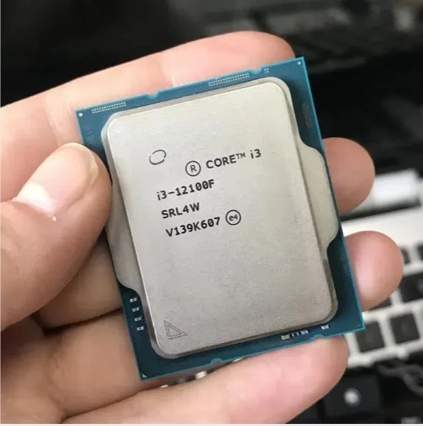 CPU Processor Core i3-12100F 3.3 GHz 4-Core 8-Thread CPU Processor Suitable for H610/B660 Motherboards Price including tax