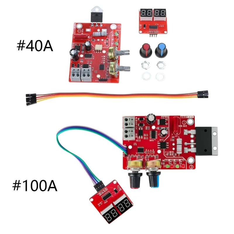 

Spots Welder Machine Time Control Board Current Digital Display Controller Board 40A/100A Spots Welding Equipment