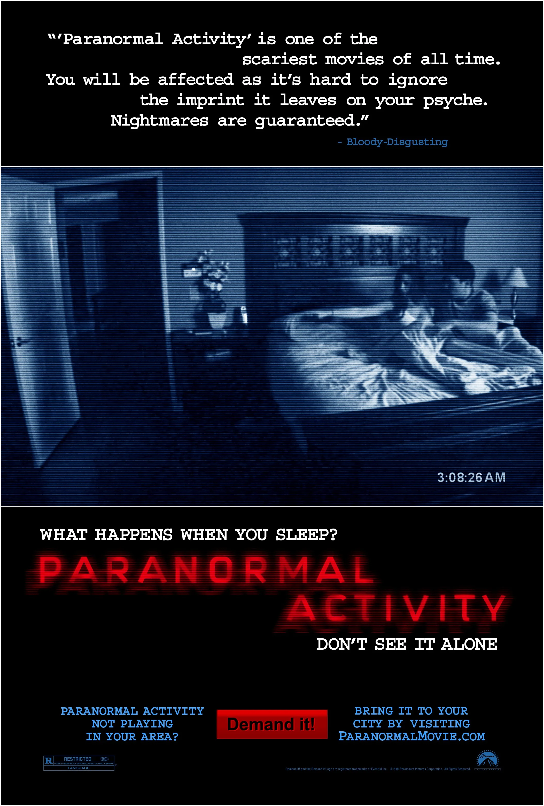 Paranormal Activity Complete Series Poster